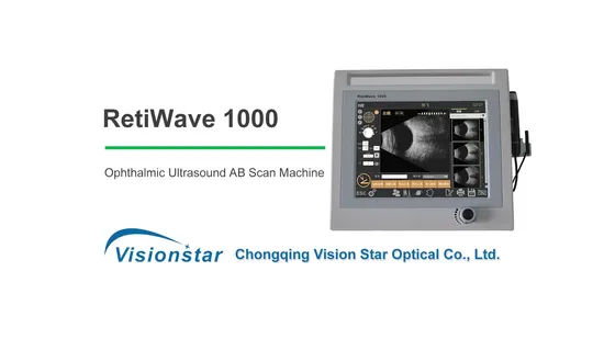 Retiwave-1000 China Manufacturer Best Price Eye Exam Ophthalmology Diagnostic Equipment a B Scanner Ophthalmic Ab Scan Ultrasound Machine