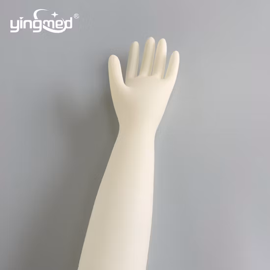 Medical Sterile Powdered Latex Gynecological Glove CE/ISO