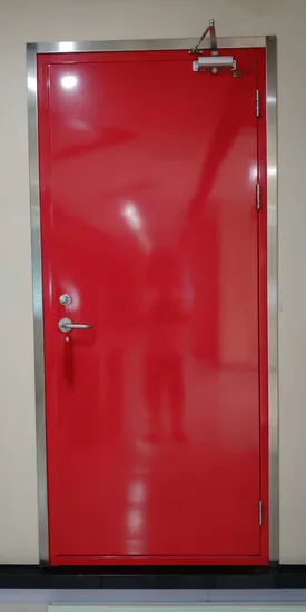 Gh Whi Hospital School Commercial Door for Bangladesh Intertek List Fire Protected Single Double Hollow Metal Swing Modern Hotel