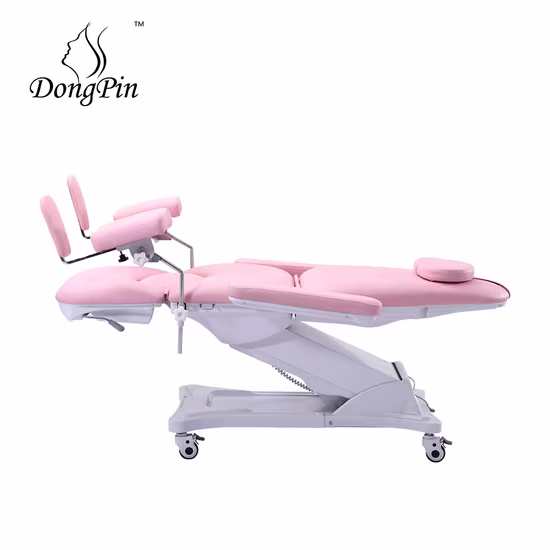 Hospital Gynecology Exam Table Medical Gynecological Examination Chair with Stirrups